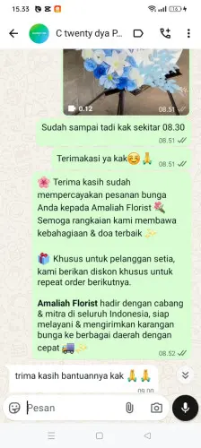 Testimonial Standing Flower mampang prapatan